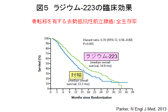 図5 ラジウム-223の臨床効果
